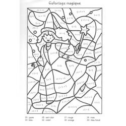 Disegno Fata che agita la bacchetta magica da colorare Disegno Fata che agita la bacchetta magica da colorare