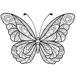 Farfalla Adulta - Disegni da colorare gratuiti Farfalla Adulta - Disegni da colorare gratuiti