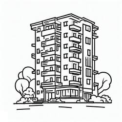 Appartamento - Disegni da colorare gratuiti Appartamento - Disegni da colorare gratuiti