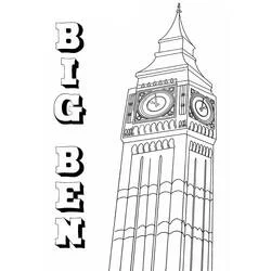 Big Ben - Disegni da colorare gratuiti Big Ben - Disegni da colorare gratuiti