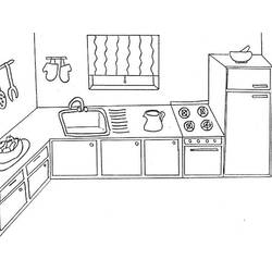 Cucina - Disegni da colorare gratuiti Cucina - Disegni da colorare gratuiti