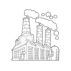 Fabbrica - Disegni da colorare gratuiti Fabbrica - Disegni da colorare gratuiti