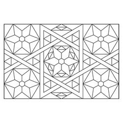 Mosaico - Disegni da colorare gratuiti Mosaico - Disegni da colorare gratuiti