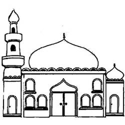 Moschea - Disegni da colorare gratuiti Moschea - Disegni da colorare gratuiti