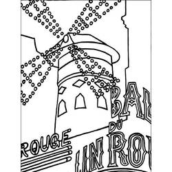 Moulin Rouge - Disegni da colorare gratuiti Moulin Rouge - Disegni da colorare gratuiti