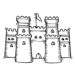 Palazzo - Disegni da colorare gratuiti Palazzo - Disegni da colorare gratuiti