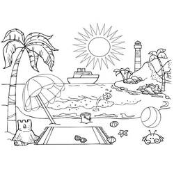 Vacanza - Disegni da colorare gratuiti Vacanza - Disegni da colorare gratuiti