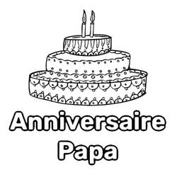 Compleanno del Papà - Disegni da colorare gratuiti