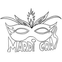 Mardi Gras - Disegni da colorare gratuiti