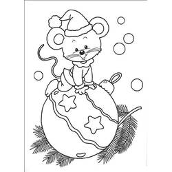 Palla di Natale - Disegni da colorare gratuiti