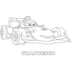 Disegno Francesco Bernoulli auto da corsa da colorare Disegno Francesco Bernoulli auto da corsa da colorare