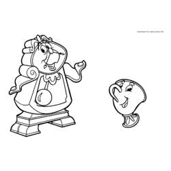 Disegno Tock e Cip che chiacchierano insieme da colorare