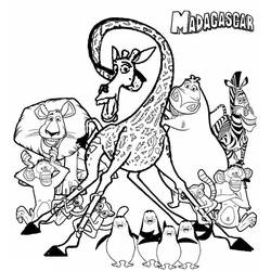 Disegno Madagascar (Animato) #209772 da stampare e colorare Disegno Madagascar (Animato) #209772 da stampare e colorare