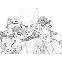 Megamind - Disegni da colorare gratuiti