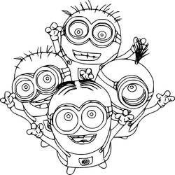Minion - Disegni da colorare gratuiti
