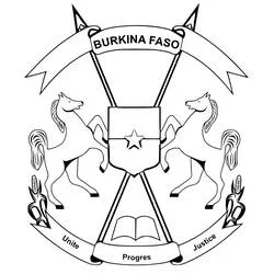 Disegno Stemma del Burkina Faso da colorare Disegno Stemma del Burkina Faso da colorare