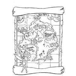 Mappa del Tesoro - Disegni da colorare gratuiti