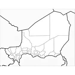 Niger - Disegni da colorare gratuiti