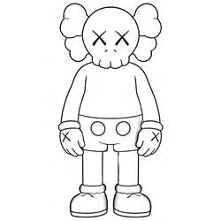 KAWS - Disegni da colorare gratuiti