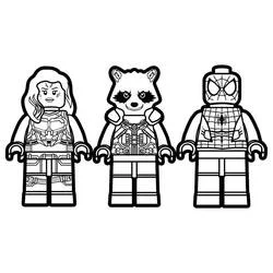 LEGO Marvel - Disegni da colorare gratuiti