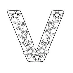 Lettera V - Disegni da colorare gratuiti Lettera V - Disegni da colorare gratuiti