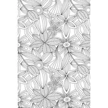 Disegno Mandala di foglie e fiori intrecciati da colorare Disegno Mandala di foglie e fiori intrecciati da colorare