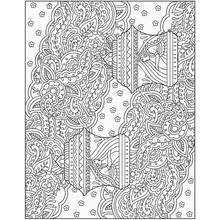 Disegno Mandala complesso a motivi floreali da colorare Disegno Mandala complesso a motivi floreali da colorare