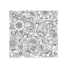 Disegno Motivi paisley e fiori in stile mandala da colorare Disegno Motivi paisley e fiori in stile mandala da colorare