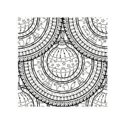Disegno Mandala di Natale con decorazione da colorare Disegno Mandala di Natale con decorazione da colorare