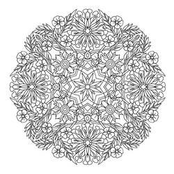 Mandala Difficili - Disegni da colorare gratuiti