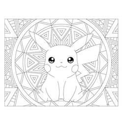 Mandala Pokémon - Disegni da colorare gratuiti