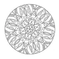 Disegno Rosone con segmenti a punta a forma di petalo da colorare Disegno Rosone con segmenti a punta a forma di petalo da colorare
