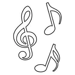 Note Musicali - Disegni da colorare gratuiti Note Musicali - Disegni da colorare gratuiti