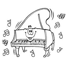 Pianoforte - Disegni da colorare gratuiti Pianoforte - Disegni da colorare gratuiti