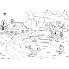 Campagna - Disegni da colorare gratuiti