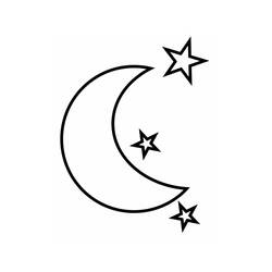 Luna - Disegni da colorare gratuiti
