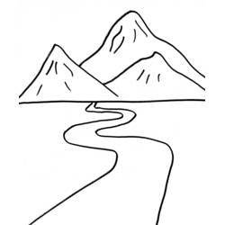 Montagna - Disegni da colorare gratuiti