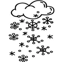 Neve - Disegni da colorare gratuiti