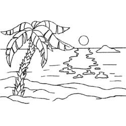 Spiaggia - Disegni da colorare gratuiti