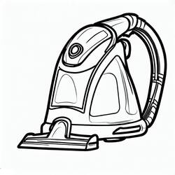 Aspirapolvere - Disegni da colorare gratuiti