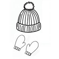 Cappello Invernale - Disegni da colorare gratuiti