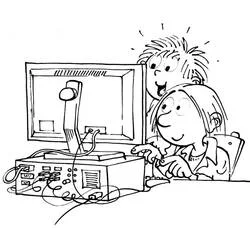Computer - Disegni da colorare gratuiti