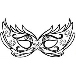 Maschera - Disegni da colorare gratuiti