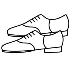Scarpa - Disegni da colorare gratuiti