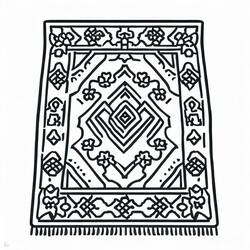 Tappeto - Disegni da colorare gratuiti