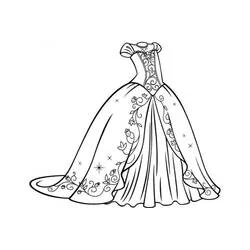 Vestito - Disegni da colorare gratuiti Vestito - Disegni da colorare gratuiti