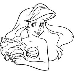 Ariel - Disegni da colorare gratuiti