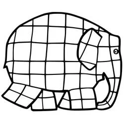 Elmer - Disegni da colorare gratuiti