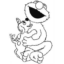Elmo - Disegni da colorare gratuiti