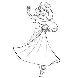 Esmeralda - Disegni da colorare gratuiti